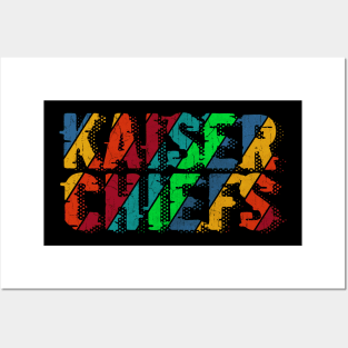 vintage color Kaiser Chiefs Posters and Art